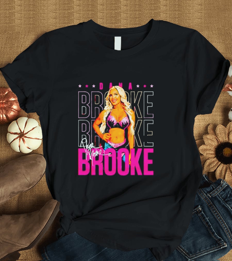 Dana Brooke Signature Name Repeat T-Shirt
