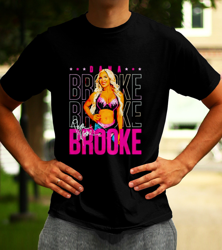 Dana Brooke Signature Name Repeat T-Shirt