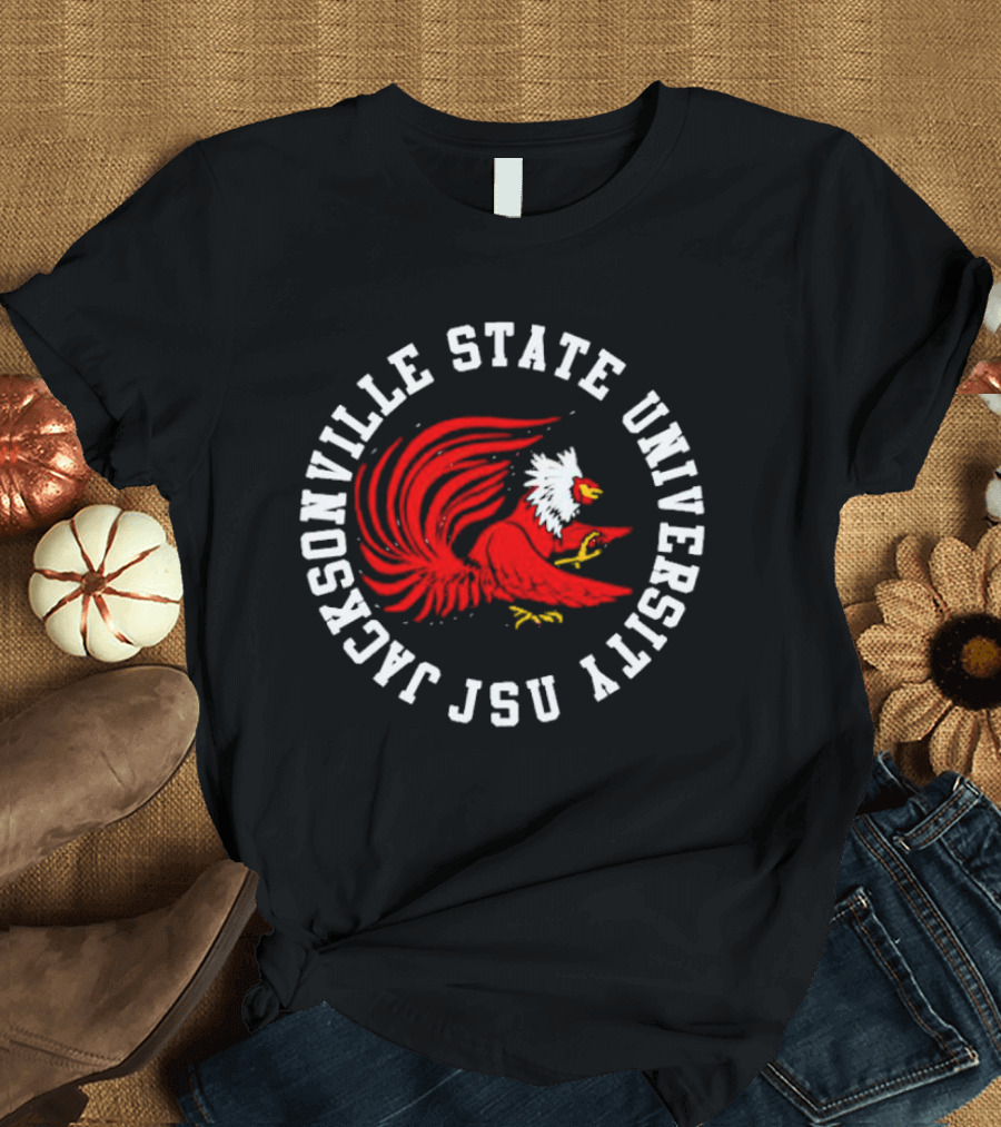 Jacksonville State University JSU Gamecocks Rooster Logo Alabama T-Shirt