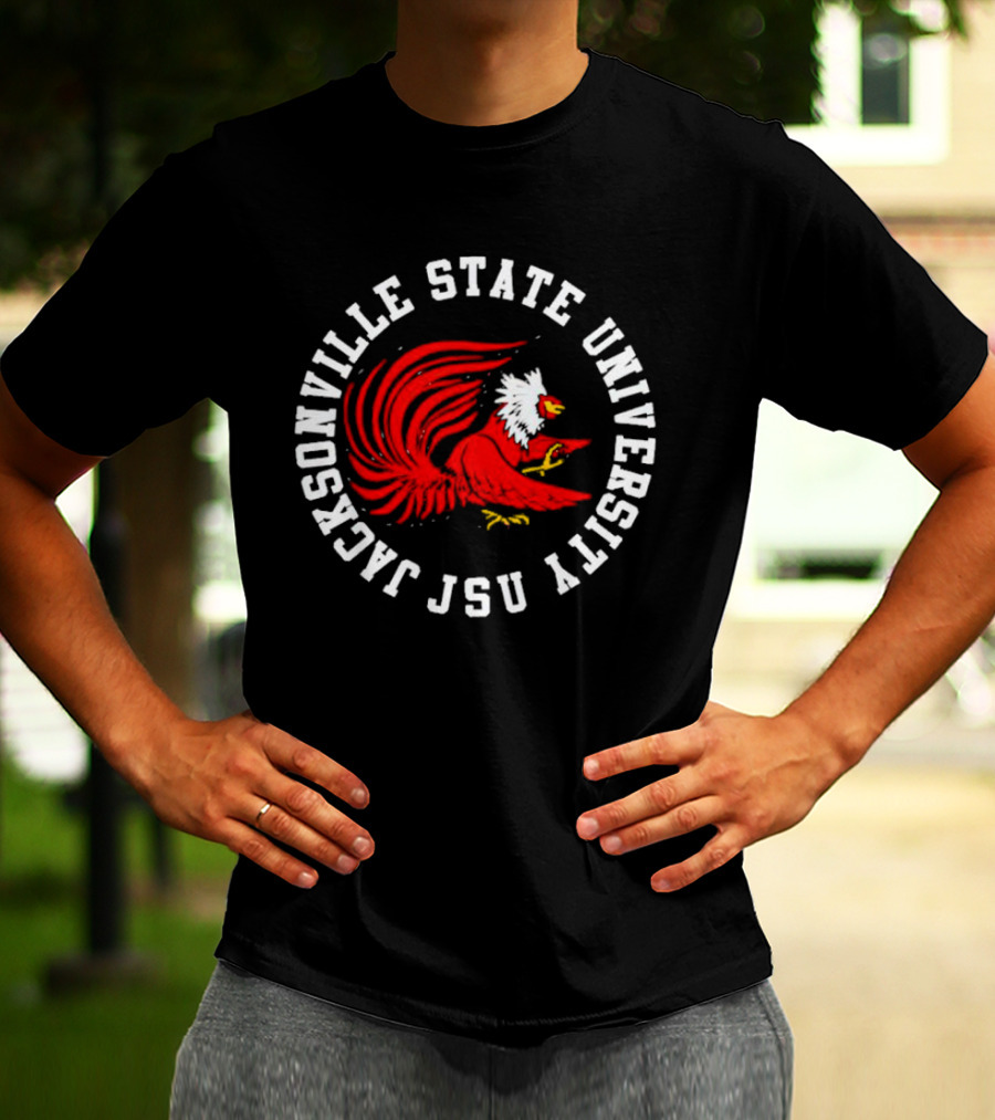 Jacksonville State University JSU Gamecocks Rooster Logo Alabama T-Shirt