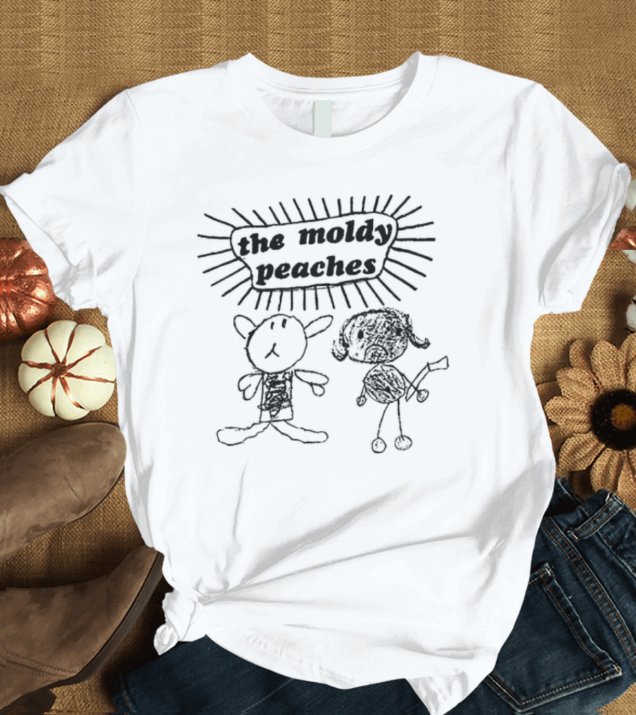 The Moldy Peaches Illustrated Characters T-Shirt