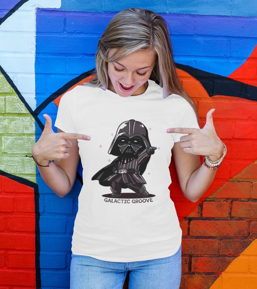 Galactic Groove Dancing Vader Disco Star Wars T-Shirt