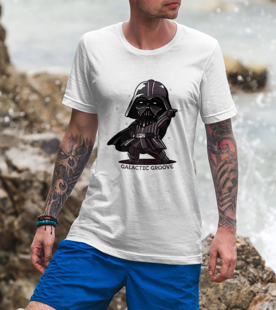 Galactic Groove Dancing Vader Disco Star Wars T-Shirt