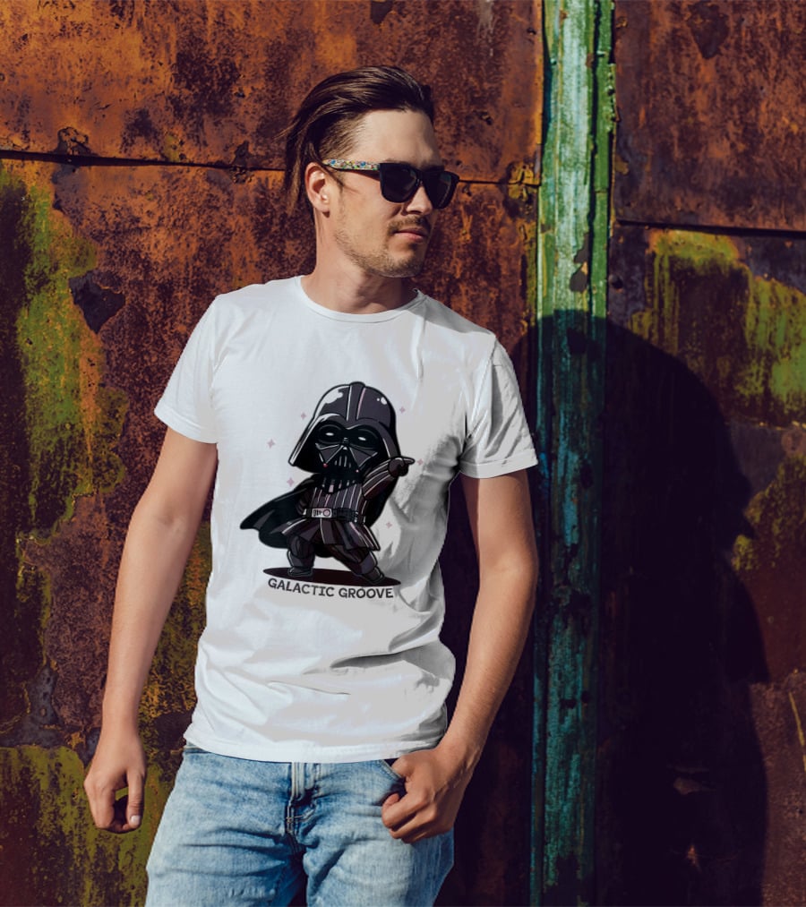 Galactic Groove Dancing Vader Disco Star Wars T-Shirt