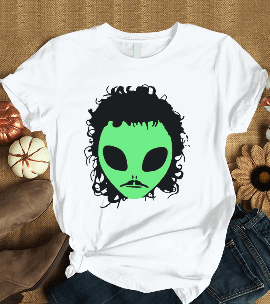 Kurtis Conner Eh Alien Green Face Black Hair T-Shirt