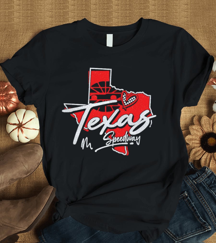 Texas Speedway Love Racing Heart T-Shirt
