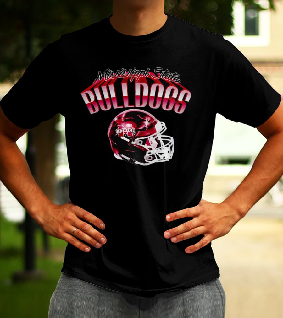 Mississippi State Bulldogs Helmet T-Shirt