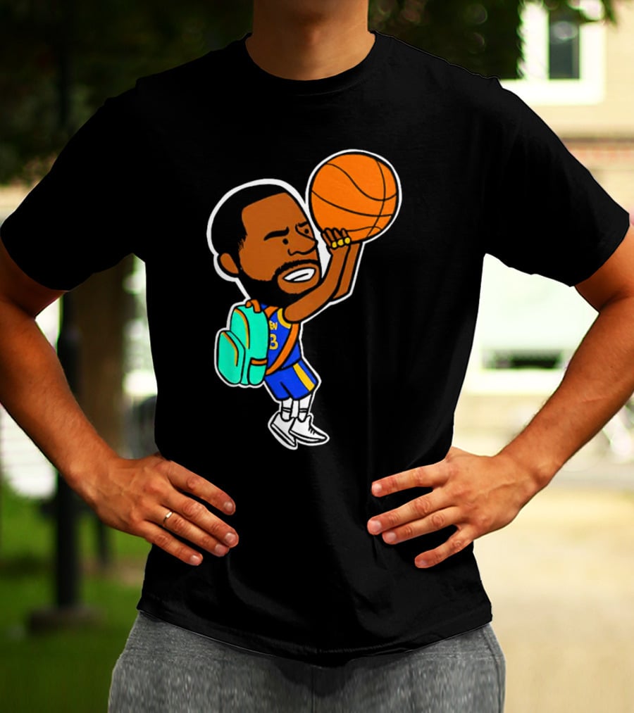 Dray Backpack Basketball Player Cartoon T-Shirt