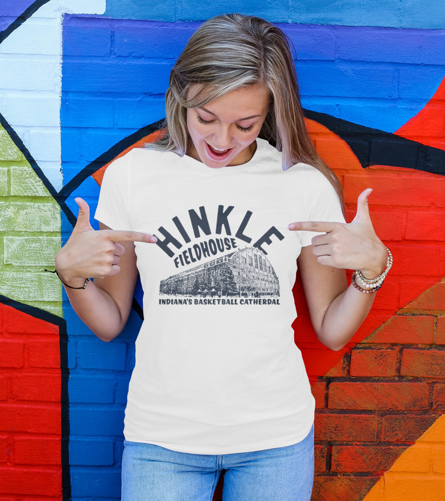 Hinkle Fieldhouse Indiana's Basketball Cathedral T-Shirt