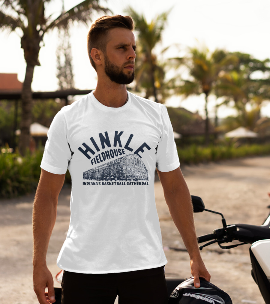Hinkle Fieldhouse Indiana's Basketball Cathedral T-Shirt