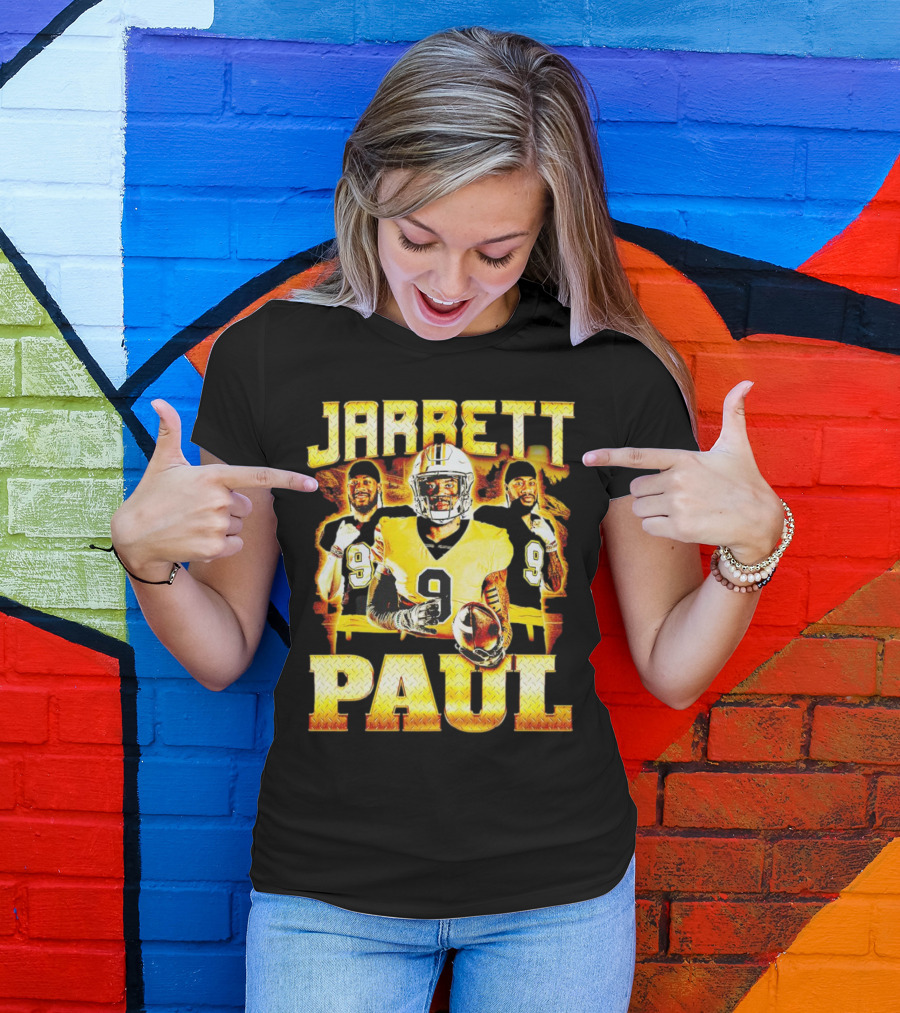 Jarrett Paul Appalachian State Mountaineers Football Vintage Sports Number 9 T-Shirt