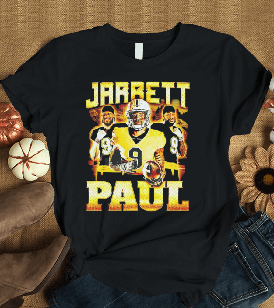 Jarrett Paul Appalachian State Mountaineers Football Vintage Sports Number 9 T-Shirt