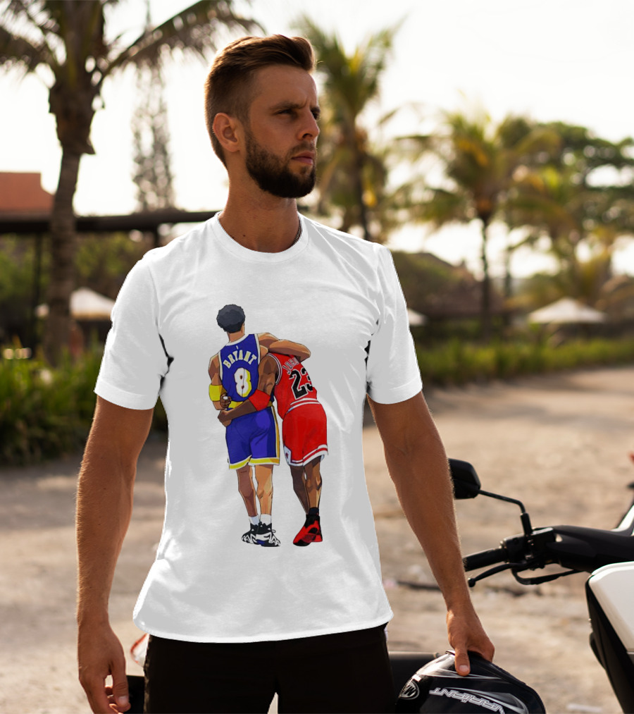 Kobe Bryant Michael Jordan Forever 8 23 Lakers Bulls T-Shirt