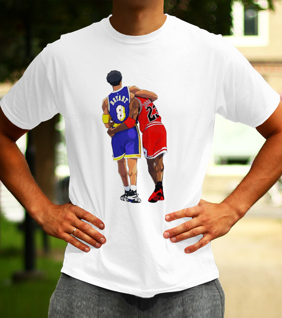 Kobe Bryant Michael Jordan Forever 8 23 Lakers Bulls T-Shirt
