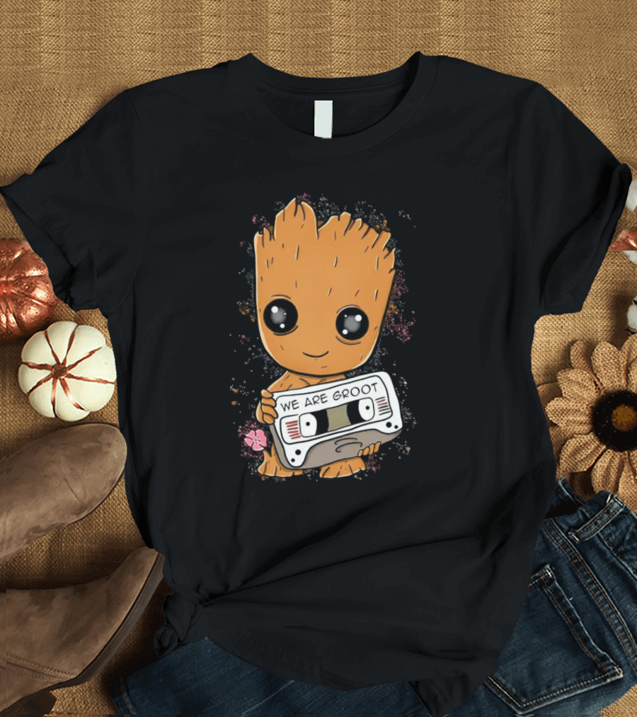 Cute We Are Groot Cassette Adorable T-Shirt