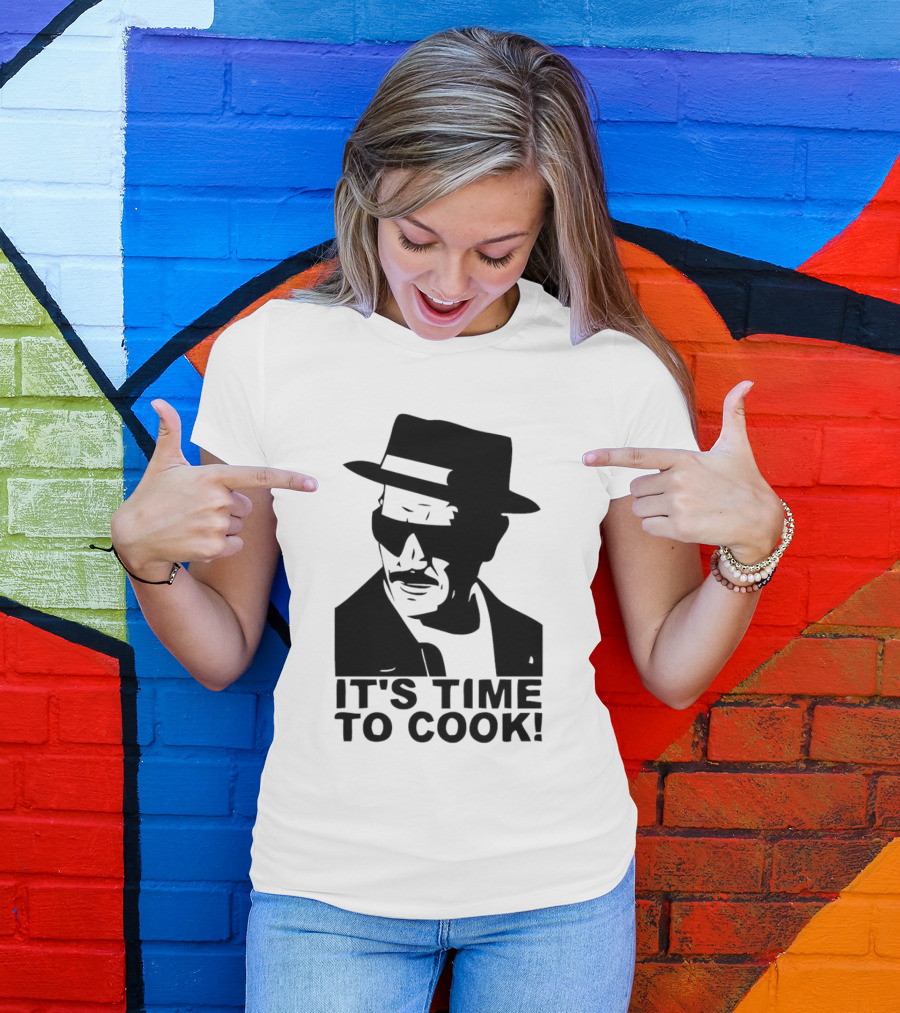 It's Time To Cook Heisenberg Silhouette Breaking Bad T-Shirt