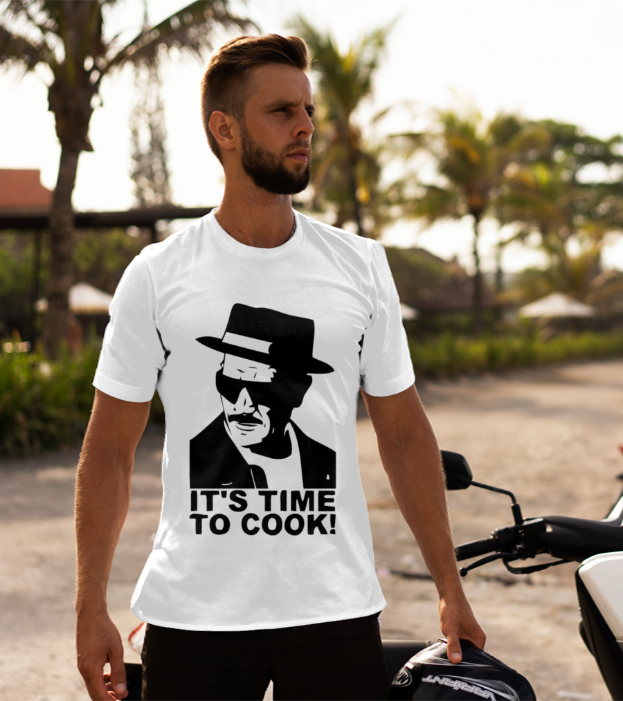 It's Time To Cook Heisenberg Silhouette Breaking Bad T-Shirt