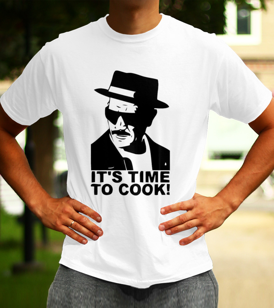 It's Time To Cook Heisenberg Silhouette Breaking Bad T-Shirt