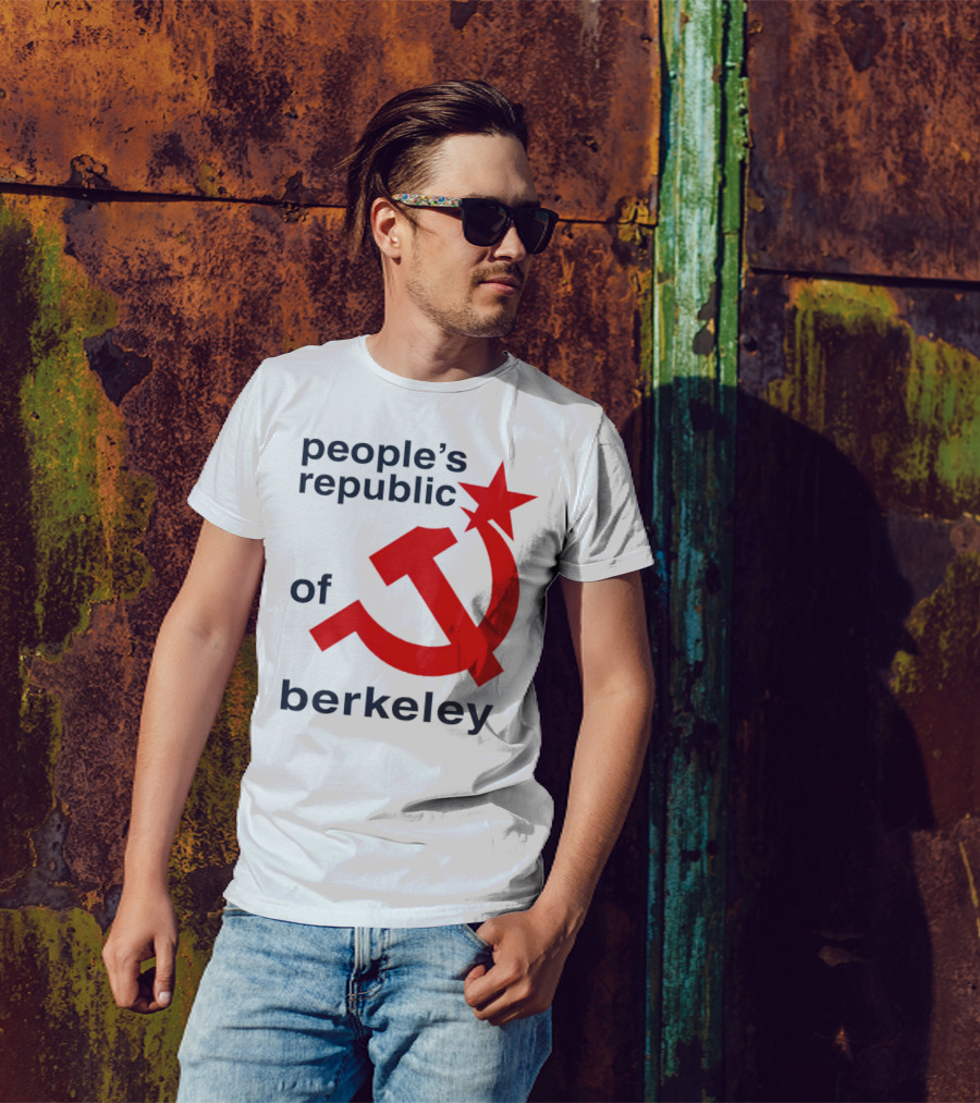 People's Republic Of Berkeley Communist Hammer And Sickle T-Shirt
