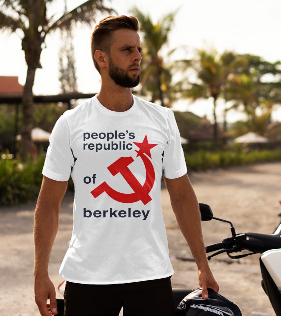 People's Republic Of Berkeley Communist Hammer And Sickle T-Shirt