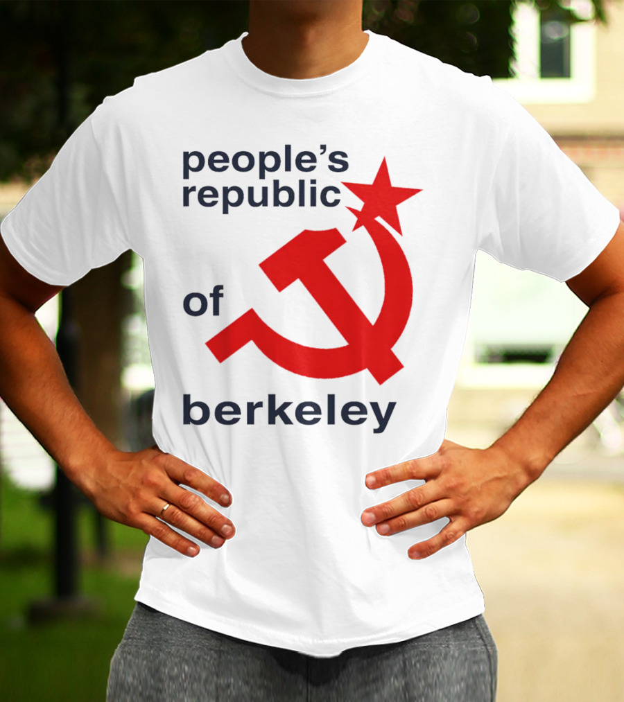 People's Republic Of Berkeley Communist Hammer And Sickle T-Shirt
