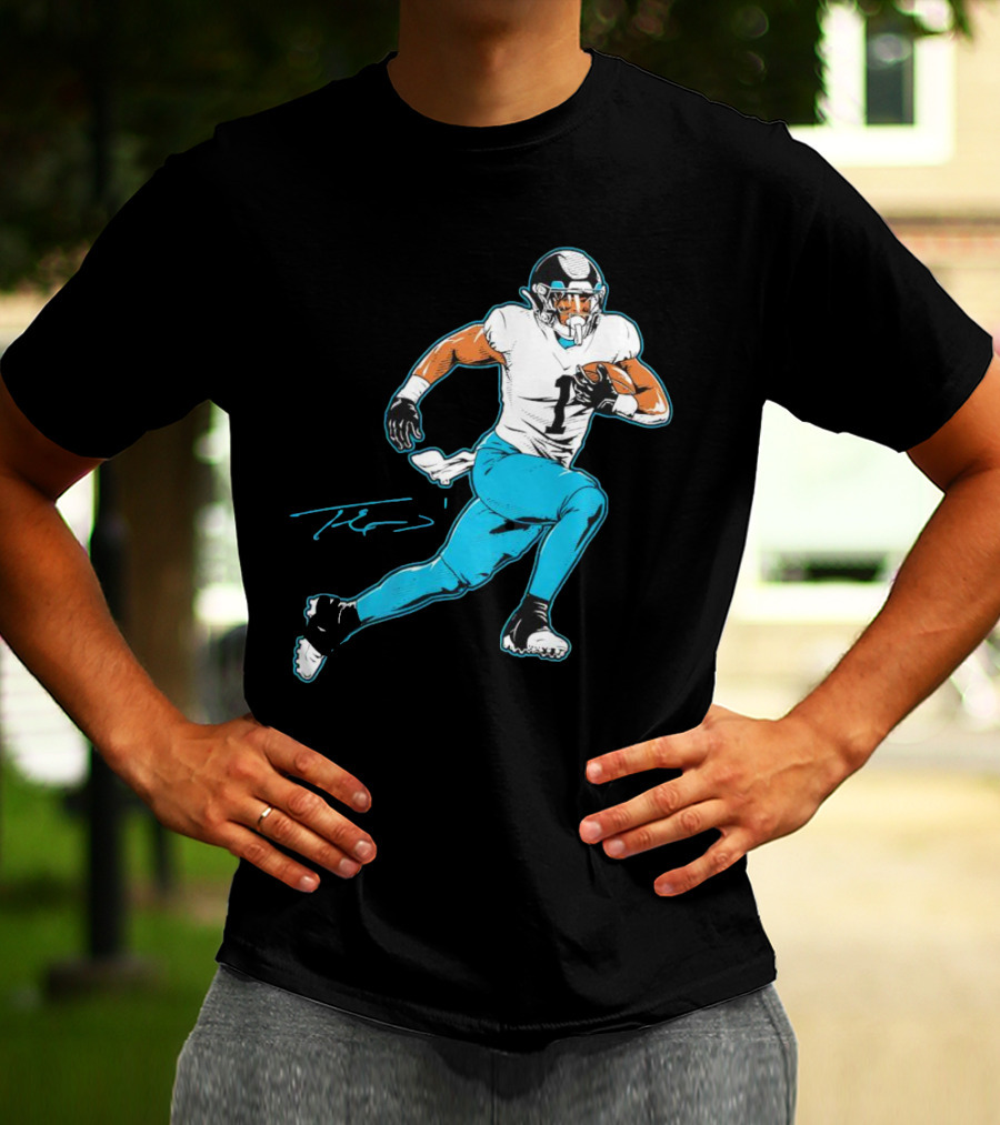 Travis Etienne Jacksonville Jaguars Signature Pose T-Shirt