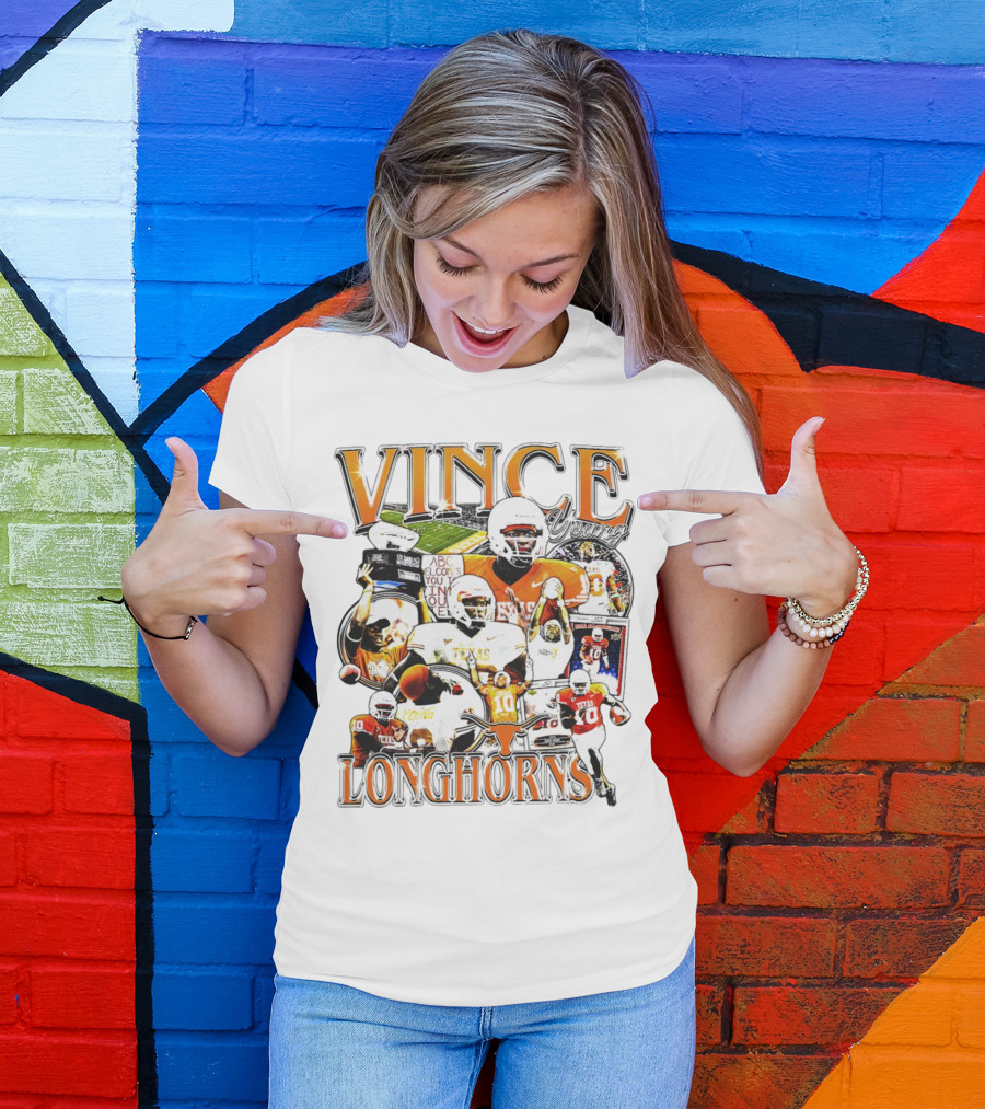 Vince Young Texas Longhorns Football Legends T-Shirt