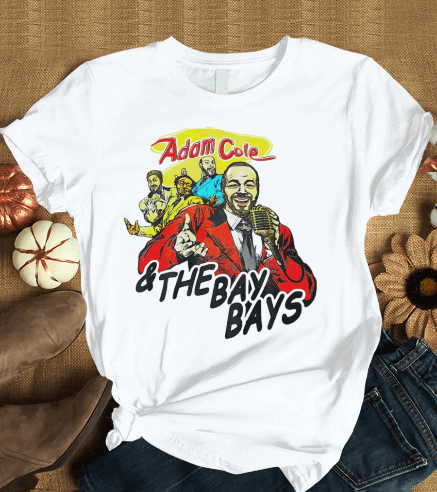 Adam Cole And The Bay Bays Retro Singers Comic T-Shirt