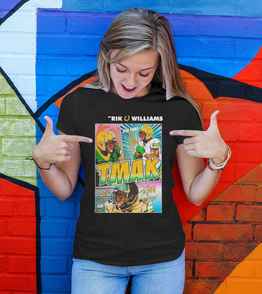 Tamerik Williams TMak Run Tmak North Dakota State Bison Football Comic T-Shirt