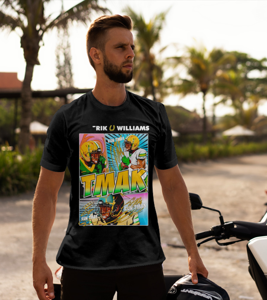 Tamerik Williams TMak Run Tmak North Dakota State Bison Football Comic T-Shirt