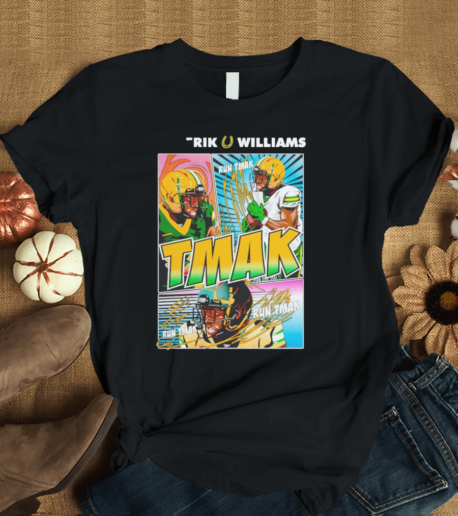 Tamerik Williams TMak Run Tmak North Dakota State Bison Football Comic T-Shirt