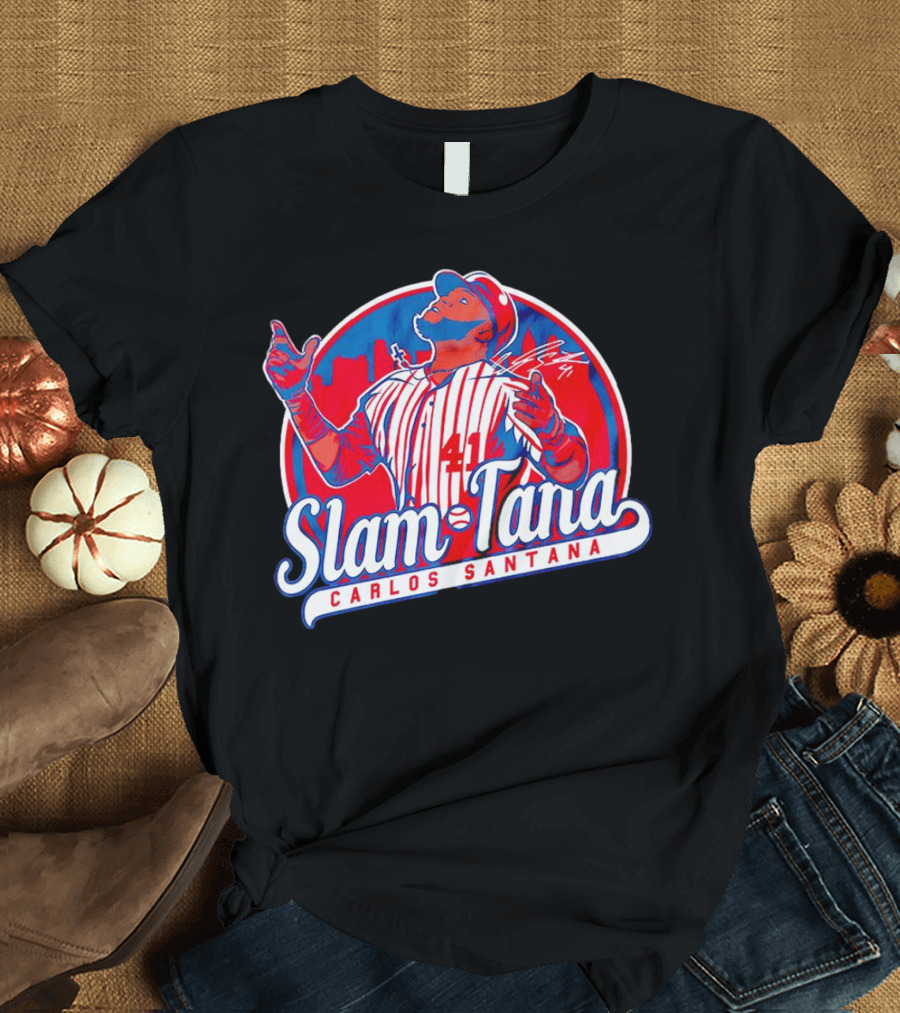 Carlos Santana Slam Tana 41 Retro Vintage T-Shirt