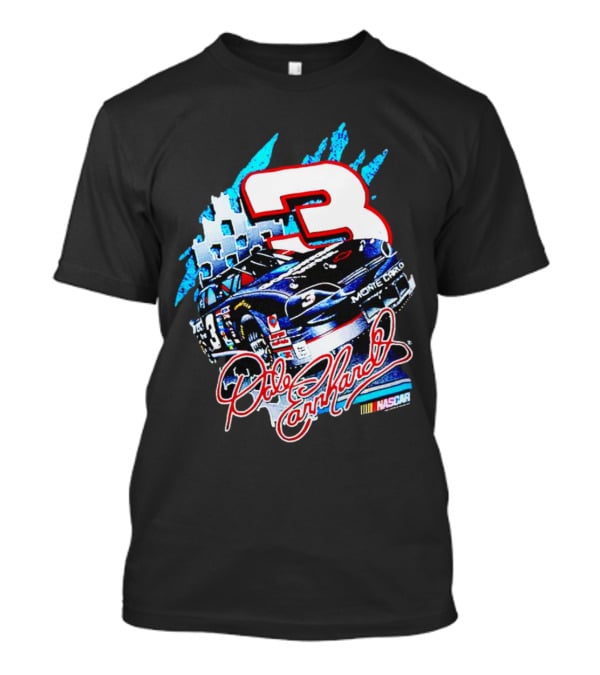 Dale Earnhardt Monte Carlo Nascar 3 Racing Car T-Shirt