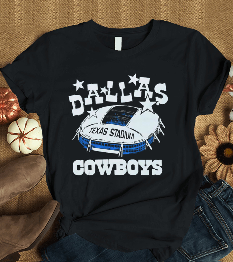 Dallas Cowboys Texas Stadium Vintage Stars Iconic Arena T-Shirt