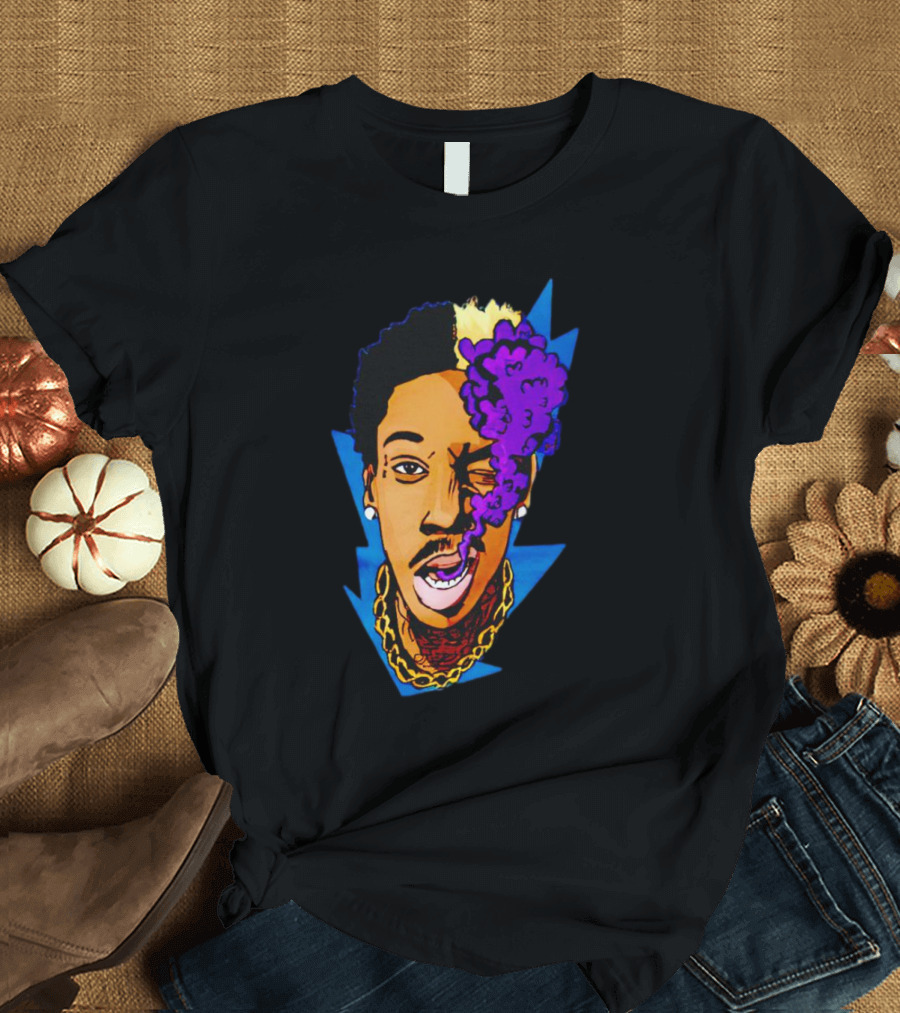 Wiz Khalifa Smoking Purple Cloud T-Shirt