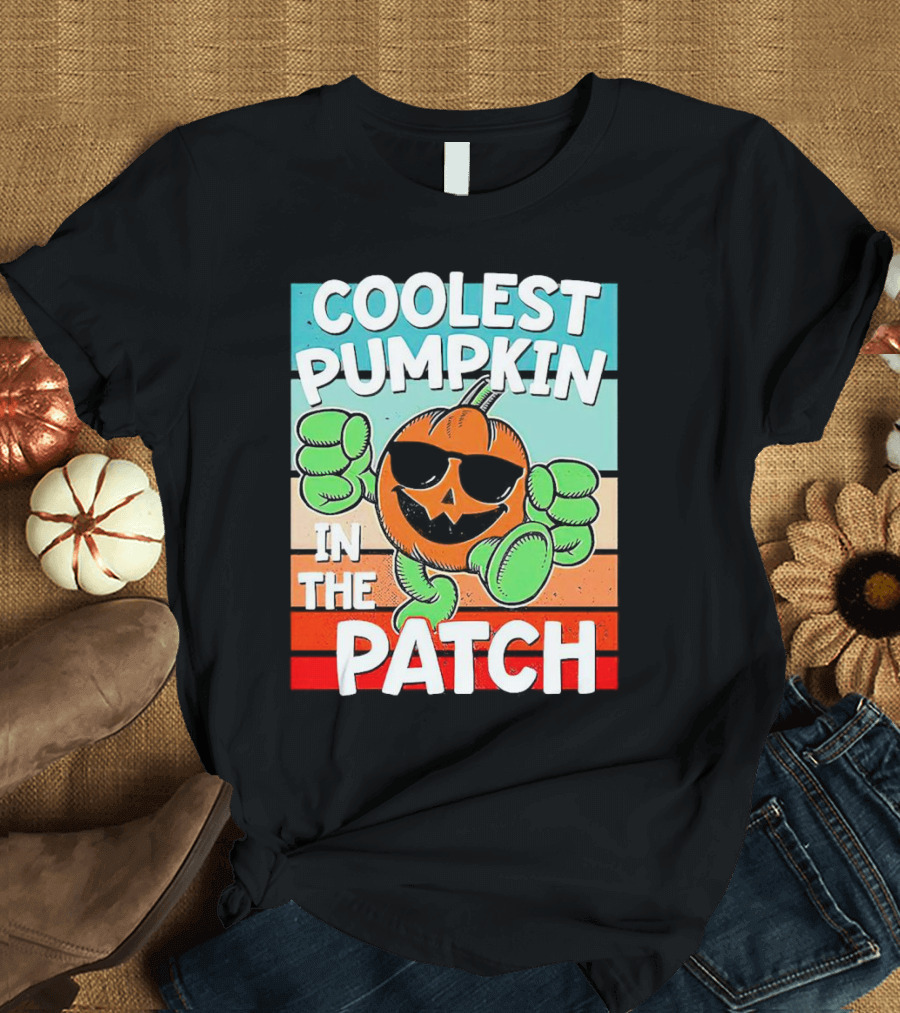Coolest Pumpkin In The Patch Halloween T-Shirt