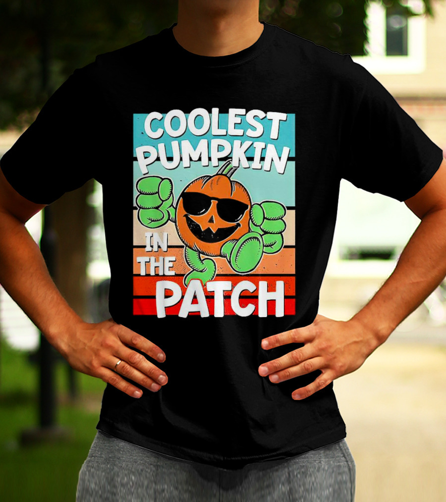Coolest Pumpkin In The Patch Halloween T-Shirt