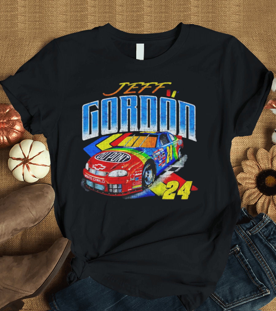Jeff Gordon Dupont Monte Carlo NASCAR 24 Racing Car T-Shirt