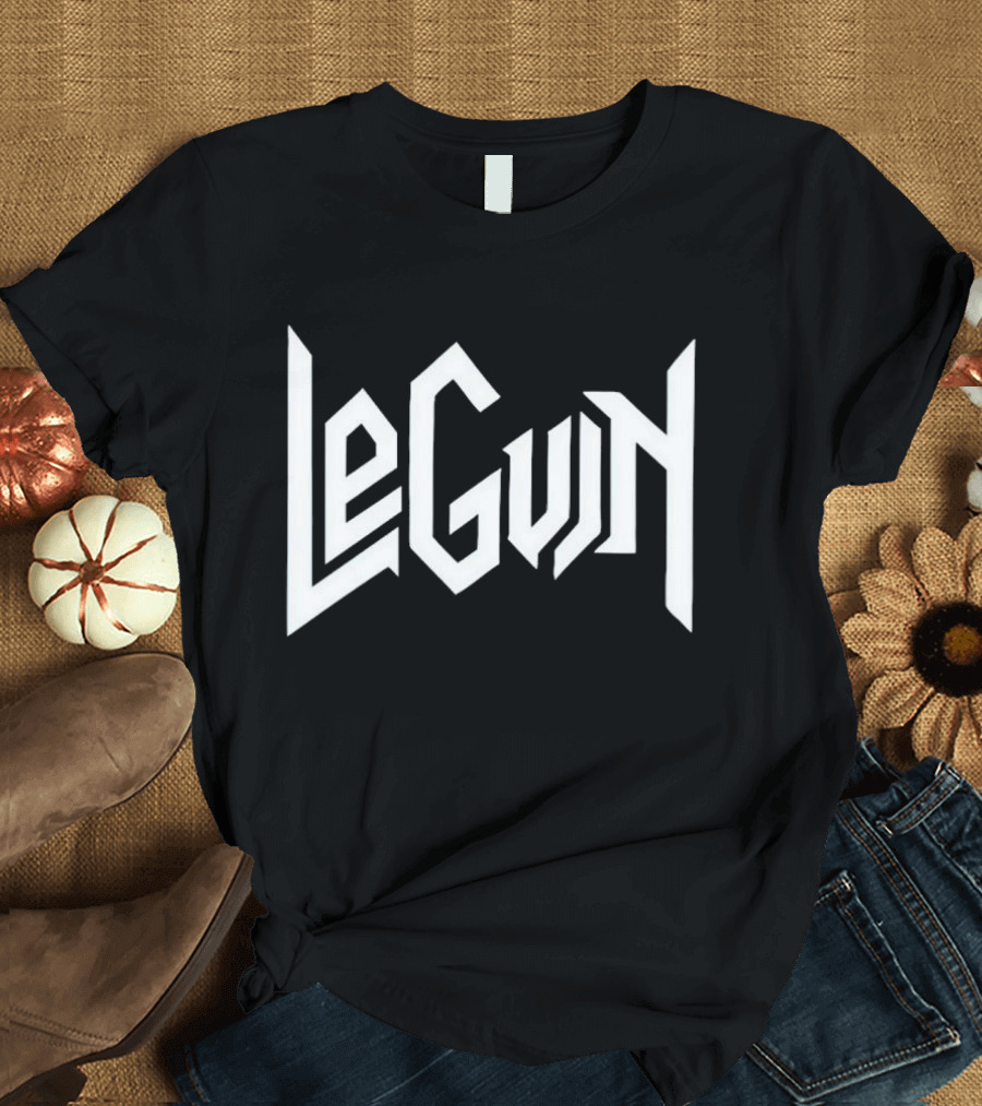 LeGuin Logo On Matt Bell T-Shirt