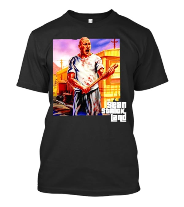 Sean Strickland Full Violence Five Star Bloodied T-Shirt