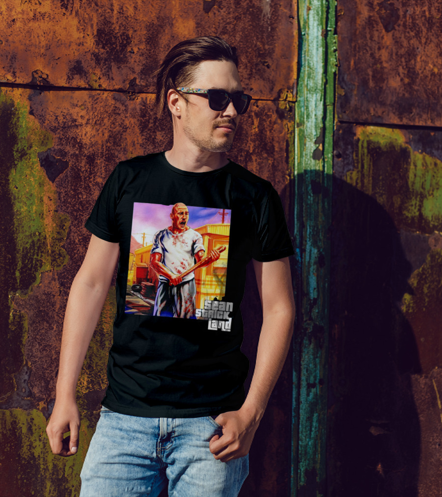 Sean Strickland Full Violence Five Star Bloodied T-Shirt