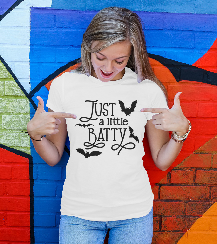 Just A Little Batty With Flying Bats T-Shirt