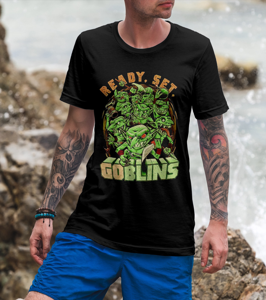 Ready Set Goblins Unleashed Chaos Pixel Perfection T-Shirt