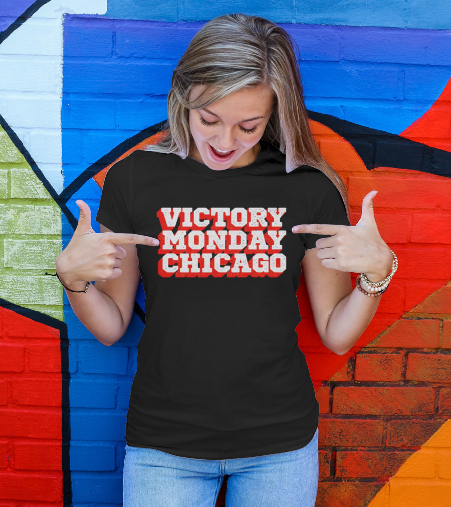 Victory Monday Chicago Bears Fans T-Shirt