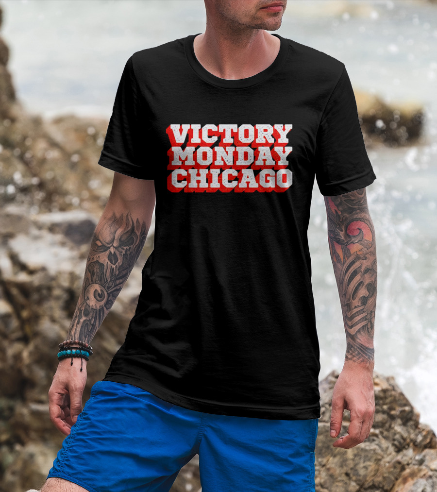 Victory Monday Chicago Bears Fans T-Shirt