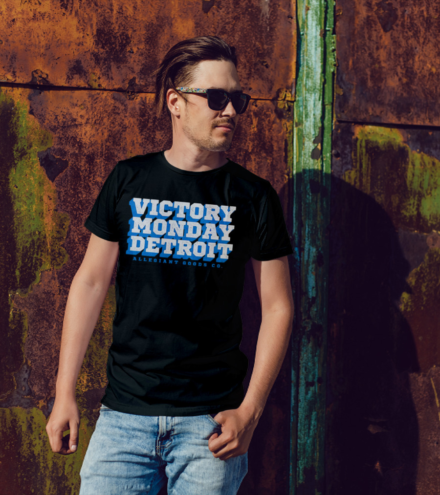 Victory Monday Detroit Allegiant Goods Co T-Shirt