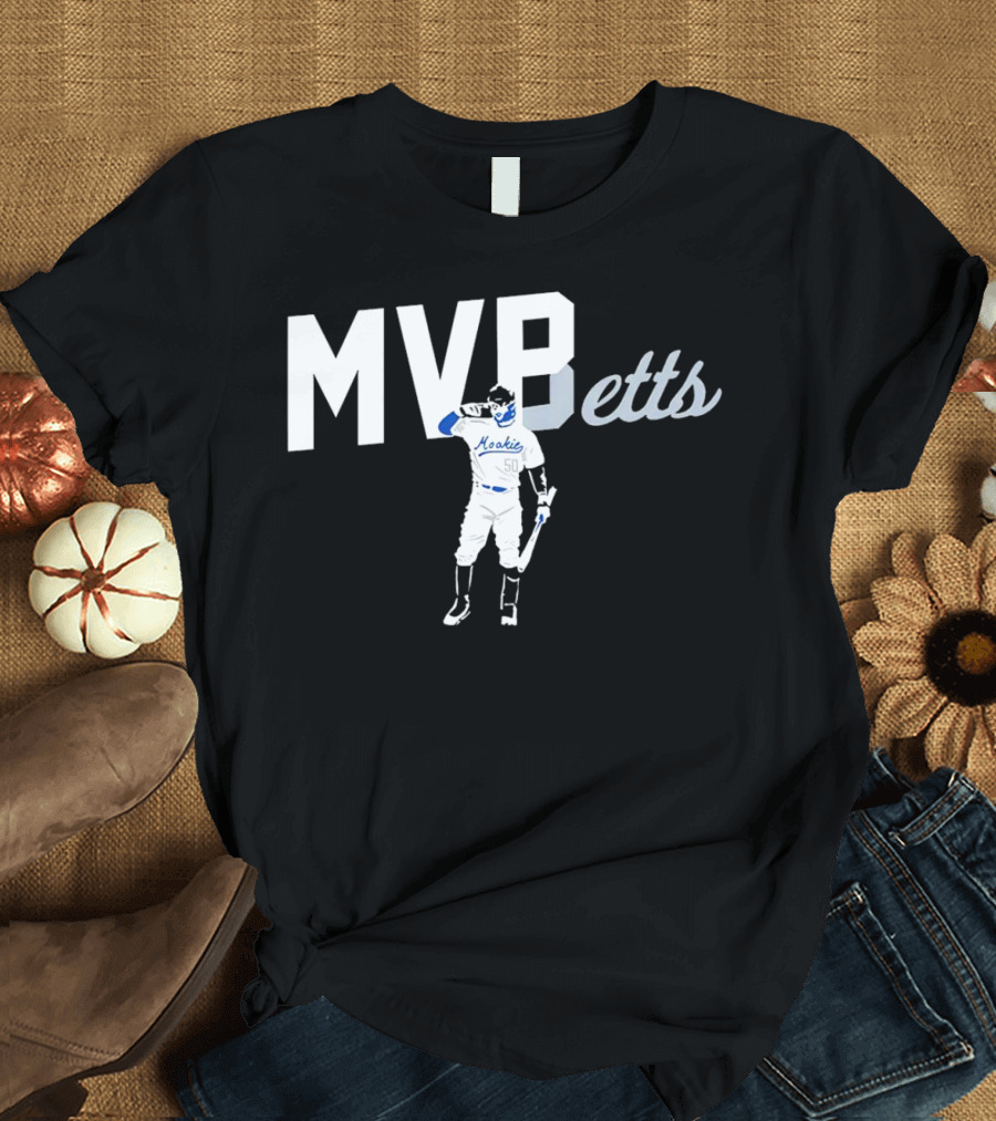 Mookie Betts MVP Player 50 Salute T-Shirt