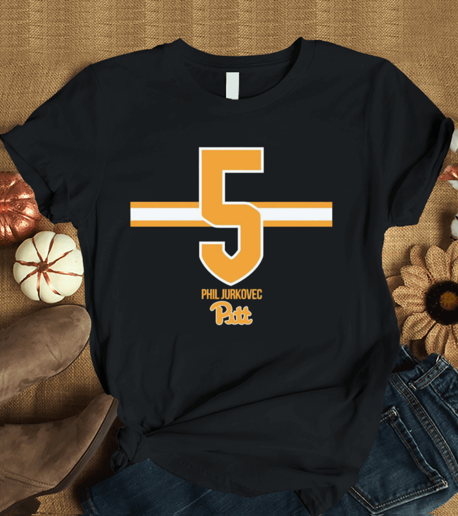 Phil Jurkovec 5 Pitt Panthers Football T-Shirt