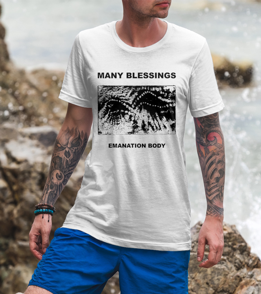 Many Blessings Emanation Body Textural Abstract T-Shirt