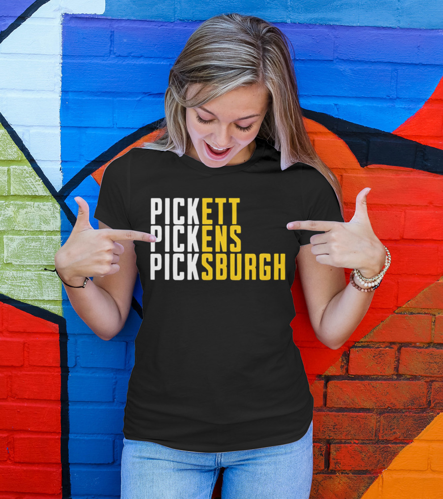 Pittsburgh Football Pickett Pickens Picksburgh Steelers Fan Gear T-Shirt